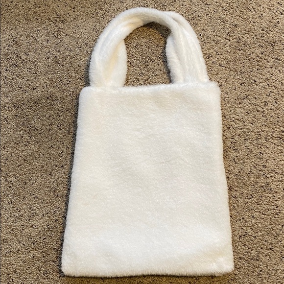 Cute Bunny Ears Kids Tote Bag - White and Pink - Picture 2 of 2